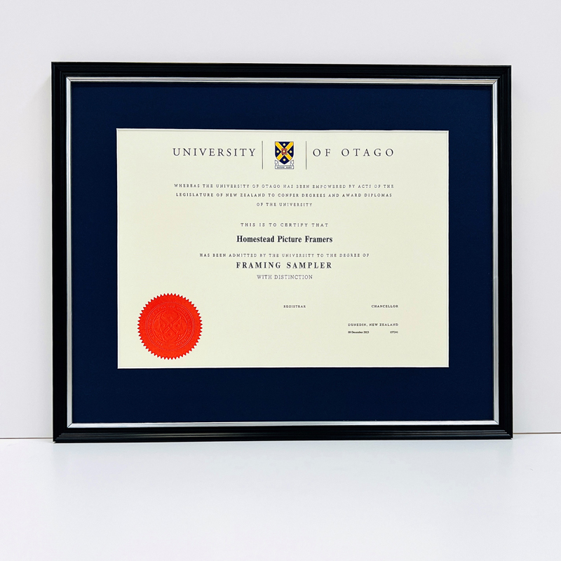 Otago University Degree / Diploma Frame